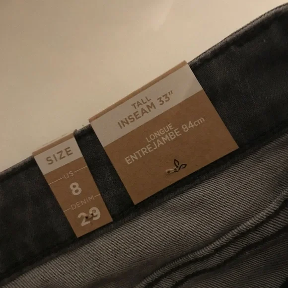 Women's Gray Skinny Jeans - Picture 9 of 10